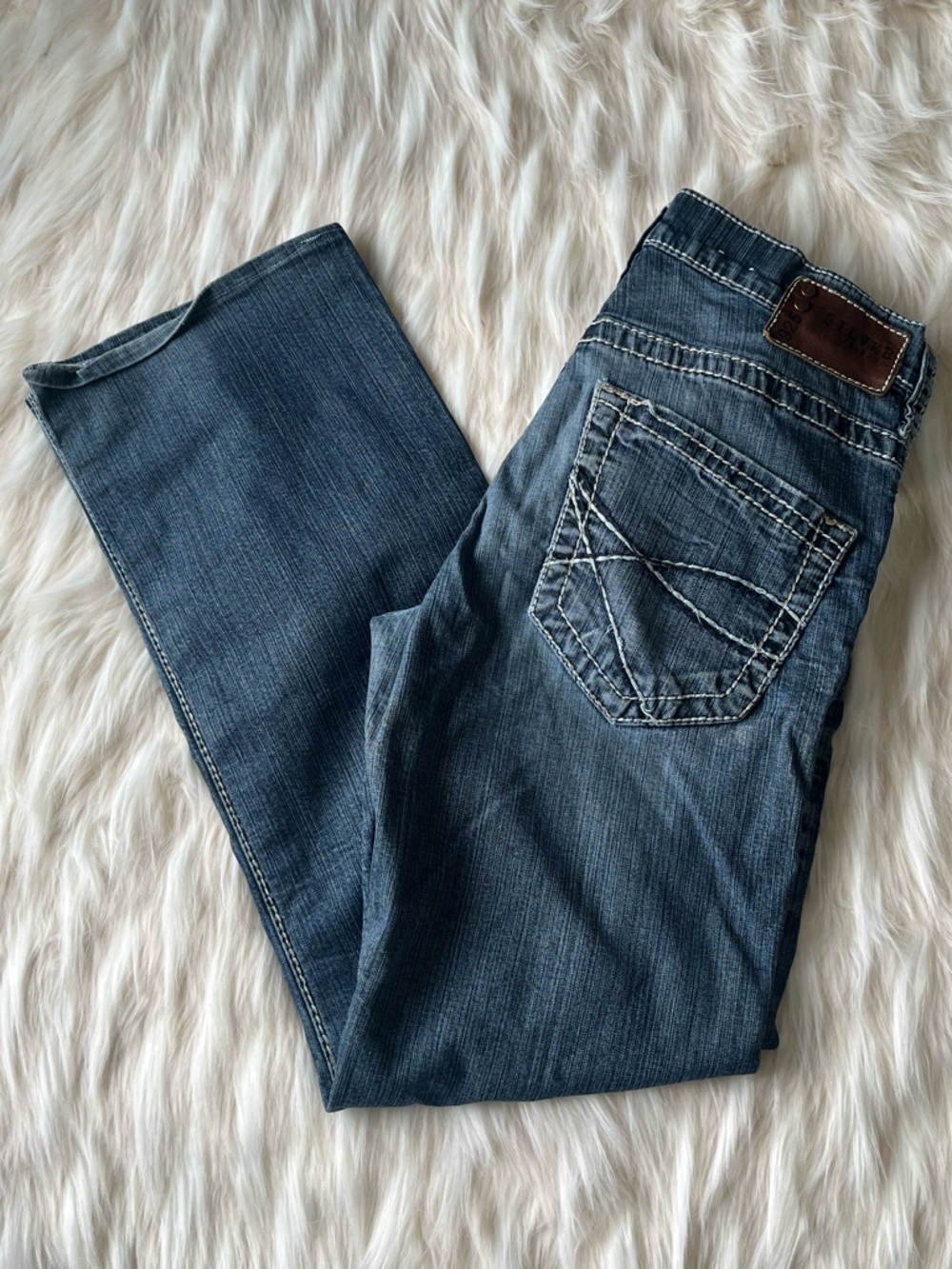 Silver Grayson Jeans Men's 29x29 Regular Fit Medium Wash